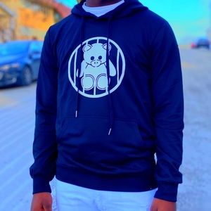 Black sweatshirt hoodie sweater